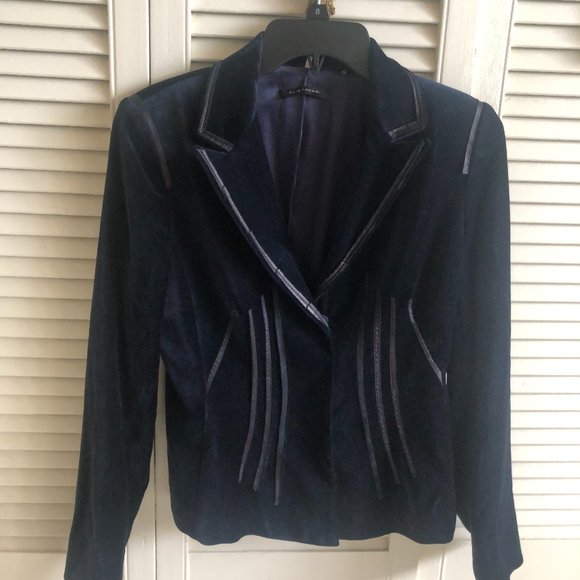 Ellie Tahari Velvet Blazer